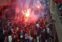 حشود ناهيا تنهي على الانقلاب وتعلنها مدينة مع الشرعية "الانقلاب أصل الخراب"