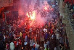حشود ناهيا تنهي على الانقلاب وتعلنها مدينة مع الشرعية "الانقلاب أصل الخراب"