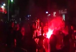 وقفة ليلية ضد الانقلاب العسكري بمدينة طنطا (فيديو)