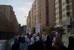 مسيرة طلابية مناهضة للانقلاب الدموى بالإسماعيلية