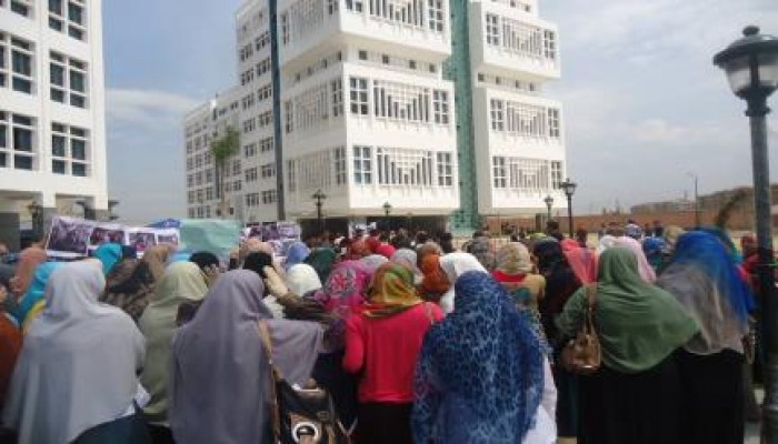 البحيرة ... مسيرة لطلاب المجمع النظري للكليات بدمنهور رفضاً لحكم العسكر