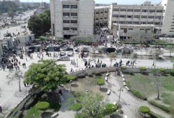 قوات أمن الانقلاب تعتدي على طلاب جامعة الزقازيق بالقنابل والكلاب البوليسية