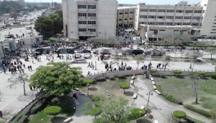 قوات أمن الانقلاب تعتدي على طلاب جامعة الزقازيق بالقنابل والكلاب البوليسية