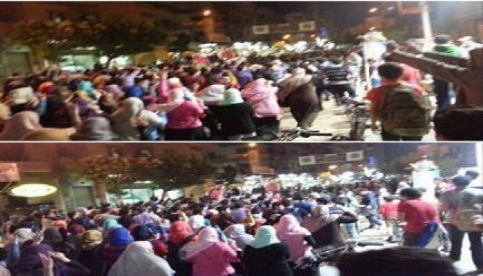 مسيرة حاشدة لرفضى الانقلاب بطنطا وصمود كبير فى مواجهات كلاب الانقلاب