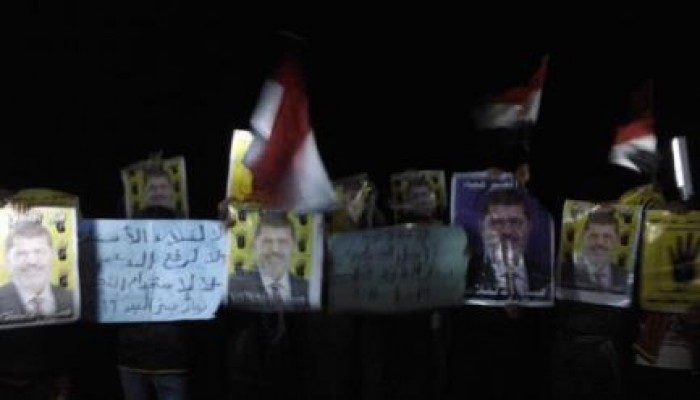 وقفة لرافضى الانقلاب العسكرى ببئرالعبد