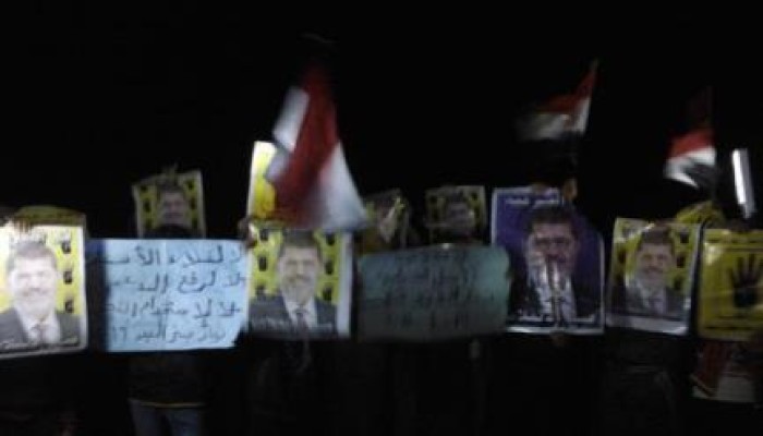 وقفة لرافضى الانقلاب العسكرى ببئرالعبد