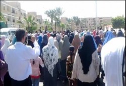 "مصر ليست تكية" ..   مدينة السادات تنتفض ضد الانقلاب العسكري بمسيرة صباحية حاشدة