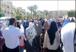 "مصر ليست تكية" ..   مدينة السادات تنتفض ضد الانقلاب العسكري بمسيرة صباحية حاشدة