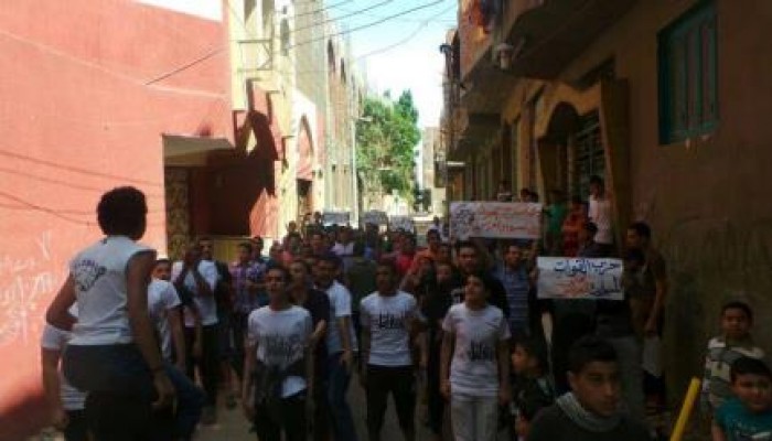 "مصر ليست تكية"  مسيره شبابية بابوزعبل بالقليوبية