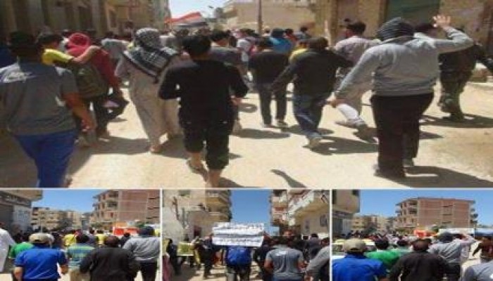 "مصر ليست تكية" مسيرة حاشدة  لدعم الشرعية بشمال سيناء