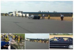 بالصور: ماراثون رياضي وسلسلة بشرية لتحالف أبوحمص رفضاً للانقلاب الدموي