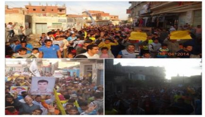 "مصر ليست تكية"  مسيرة حاشدة لأولتراس حرية وتحالف دعم الشرعية بالوفائية