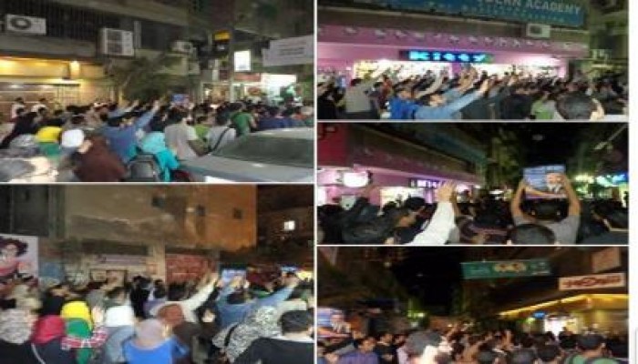 20 فعالية  ثورة وأكثر من   22 ألف مواطن يشاركون في مليونية مصر ليست تكية بالغربية