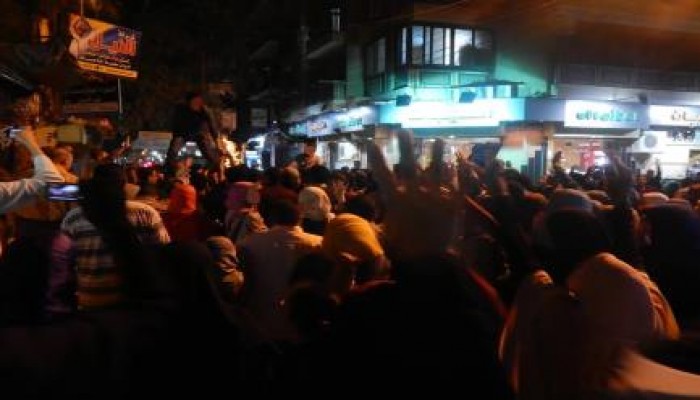 بالصور: مسيرة ليلية حاشدة بطنطا فى جمعة "مصر ليست تكية"