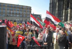 مسيرة حاشدة دعما للشرعية بألمانيا