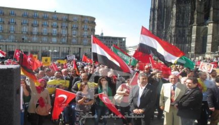 مسيرة حاشدة دعما للشرعية بألمانيا