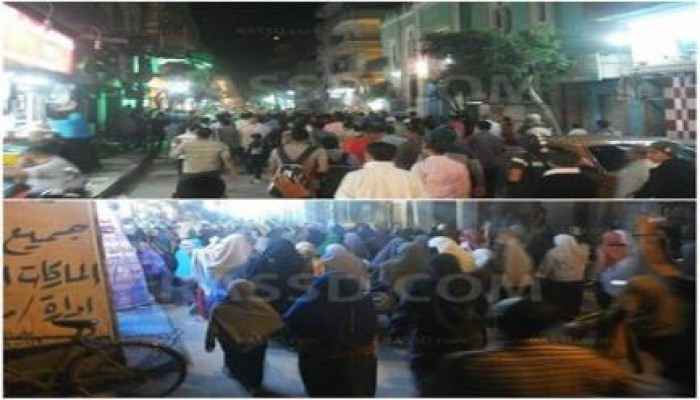 مسيرة مسائية حاشدة في بني سويف في إطار أسبوع "مصر ليست تكية"