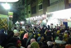 المعادي تنتفض بمسيرة حاشدة ضد الانقلاب
