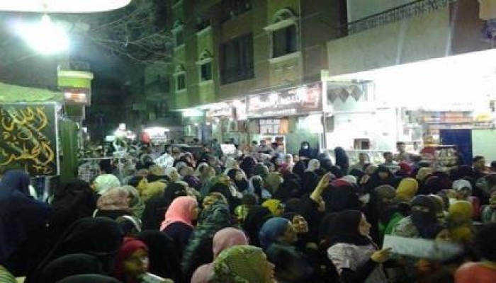 المعادي تنتفض بمسيرة حاشدة ضد الانقلاب
