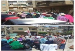 مسيرة طلابية ضد الانقلاب بالطرابيش تطوف شوارع بنى سويف على غرار ثورة 1919