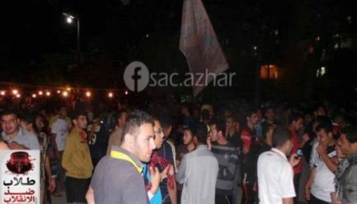 بالصور ..بدء تجمع طلاب المدينة الجامعية بالأزهر لتدشين حمله "مصر مش تكيه يا ابن المثالية"