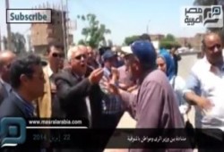 بالفيديو.. وزير ري الانقلاب يأمر بإزالة مسجد