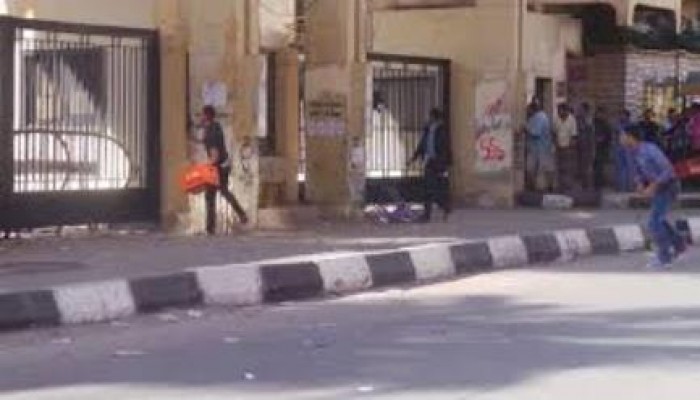 قوات أمن الانقلاب تعتدي على مسيرة طلابية بجامعة الفيوم