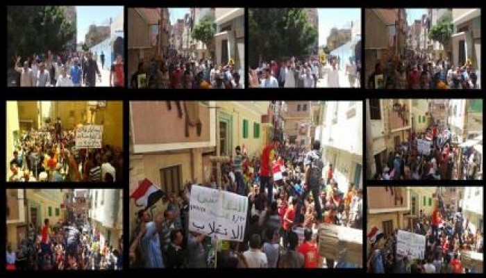 الفيوم .. طوفان بشري من الثوار ينتفض الآن ضد الانقلاب الدموي .. جمعة "حاميها حراميها"