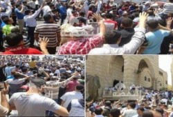 مسيرة حاشدة ‏لثوار‬ مدينة 6 أكتوبر الثائرة‬ من أمام مسجد الحصرى‬ فى جمعة "‏حاميها حراميها"