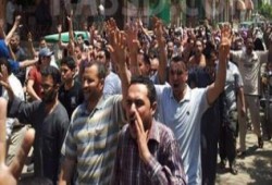 حشود الثوار بزفتى تنطلق رفضا للانقلاب في جمعة "حاميها حراميها"