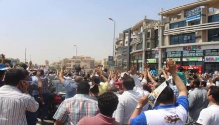 ثوار القاهرة الجديدة ينتفضون ضد الانقلاب في جمعة "حاميها حراميها"