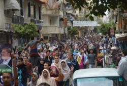 سيدي بشر تعود من جديد لخطف الأضواء في مسيرات الإسكندرية في جمعة "حاميها حراميها"