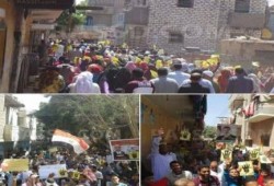ثلاثة فعاليات مناهضة للانقلاب بسمالوط ب‏المنيا‬ في جمعة "حاميها حراميها"