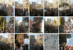 مسيرة حاشدة لأهالى قرية العدوة مسقط راس الرئيس مرسى رفضا للانقلاب