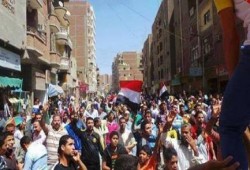 مسيرة حاشدة لثوار الفيوم منذ قليل