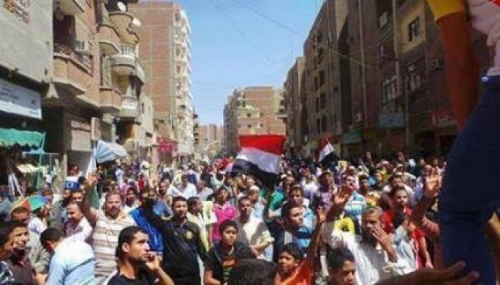 مسيرة حاشدة لثوار الفيوم منذ قليل