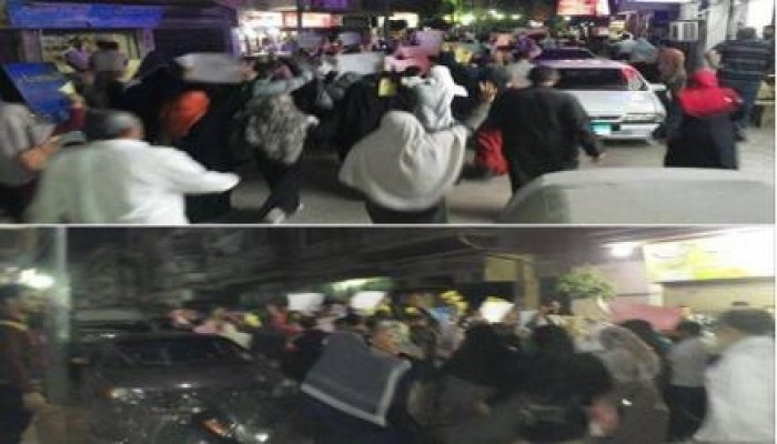 مسيرة ليلية لتحالف دعم الشرعية بمشاركة حركة شباب ضد الانقلاب والتراس نهضاوى بالمنصورة