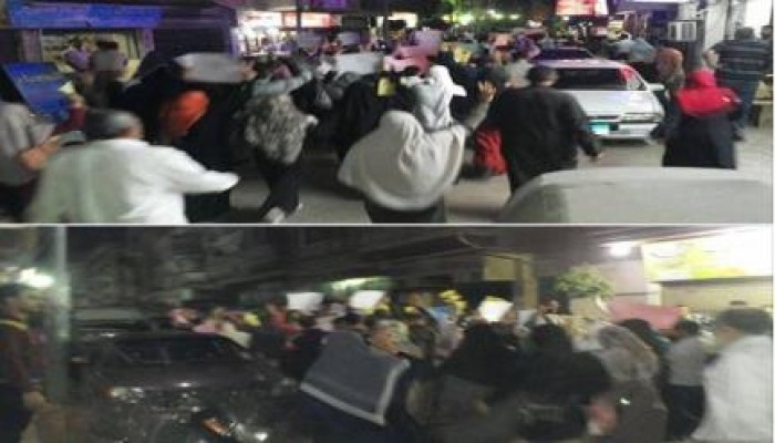 مسيرة ليلية لتحالف دعم الشرعية بمشاركة حركة شباب ضد الانقلاب والتراس نهضاوى بالمنصورة