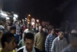 مسيرة حاشدة مناهضة للانقلاب بقرية الخياطة بمحافظة ‫‏دمياط‬ .