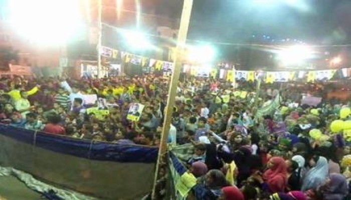 يوم من رابعة بالمنصورية ضمن فعاليات المدينة ضد الانقلاب