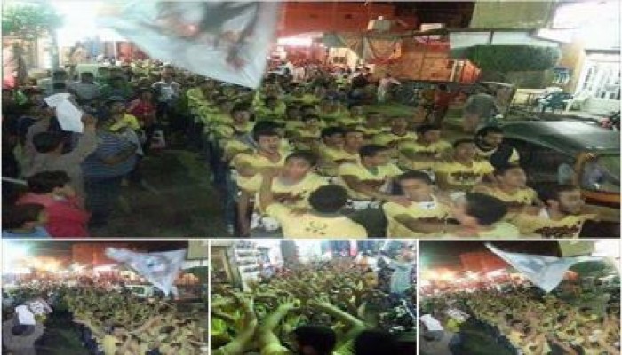 مسيرة حاشدة بناهيا بمشاركة أولتراس نهضاوي ضد أحكام الإعدام