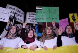 الأتراك ينتفضون في عدد من المدن التركية ضد أحكام الإعدام في مصر