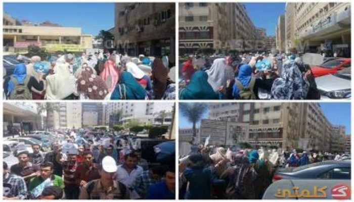 تظاهرة طلابية لحركة "سادة" بالإسكندرية احتجاجا على احكام الاعدام