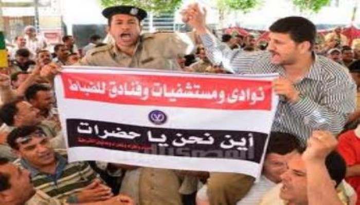 اضراب كامل لامناء وأفراد الشرطة بالمحافظات ويستعدون لتظاهرات حاشدة