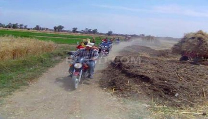 مسيرة بالدراجات النارية بمدينة طهطا تنديدًا بالانقلاب العسكرى