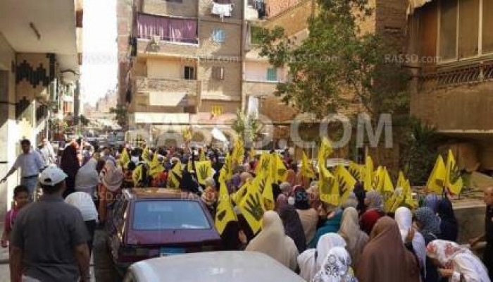 مسيرة صباحية لرفض الانقلاب في المعادي