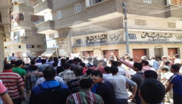 |ثوار دمياط ينتفضون بمسيرة فى وسط المدينة في جمعة "زواج مصر من أمريكا باطل"