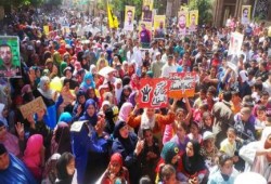 قرية الميمون الثائرة  ببني سويف تنتفض عن بكرة أبيها  في جمعة "جواز امريكا من مصر باطل"