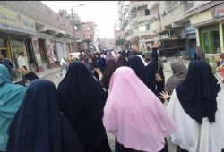 ثوار القنطرة يهتفون: "سيسى يا كلب مبارك الإعدام فى انتظارك"