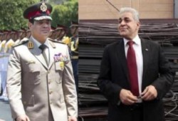 أهالي كفر سعد يحرقون سرادقا للسيسي وحصار حمدين في المحلة